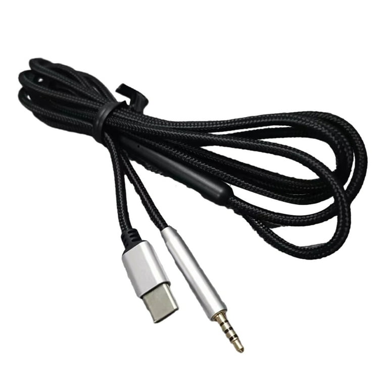 Reliable USB C Cable for QC25 QC35 QC35II QC45 NC700 Y40 Y45 Y50 Headset Type C to 2.5mm Cord with Inline Mic Wire Walmart