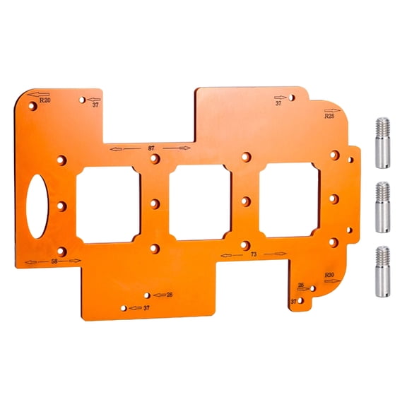 Reliable Woodworking Slotting Template For Fast And Accurate Hole Positioning