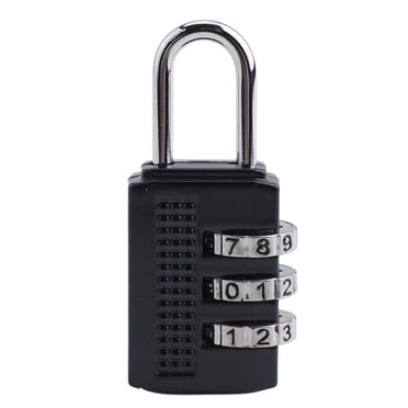 Heavy Duty 4-Digit Combination Security Chain Lock | For Bike, Motorbike, Gate | Black/Orange