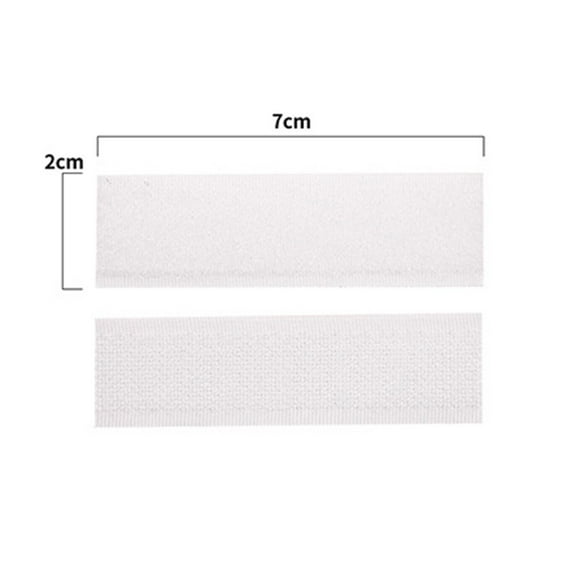Reliable and Secure Closure Durable and Reusable HookAndLoop Fasteners for Shoes Nylon Hook and Loop Tape for Clothing 2 pcs