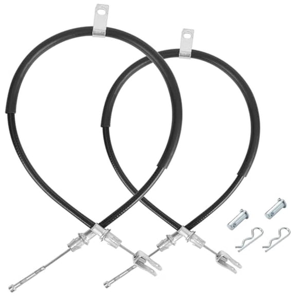 Reliable brake cable for golf carts (2004+) and (2018+) with stainless steel core and protective PVC sheath for enhanced durability