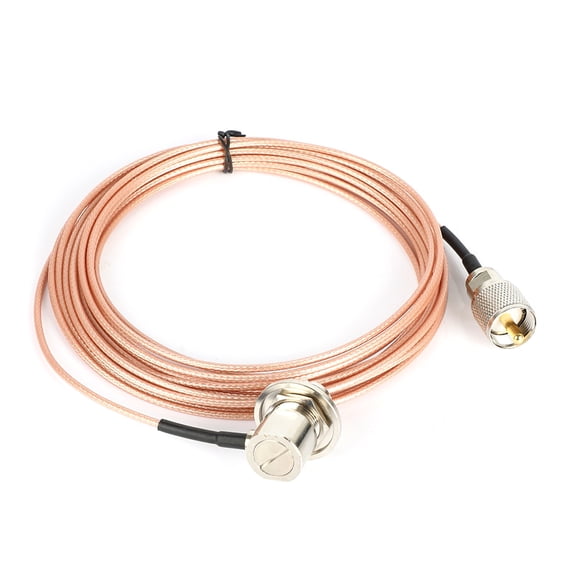 Reliabled 2 Meter RG316 Antennas Extension Cable Suitable for Mobile Radios Communication Devices with SO 239 Interfaces