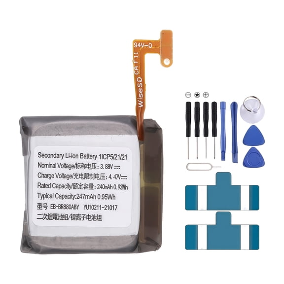 Reliabled 247mAh Wearable Device Battery Unit Constructed For EB BR880ABY Watch Extended Use And Easy Installation
