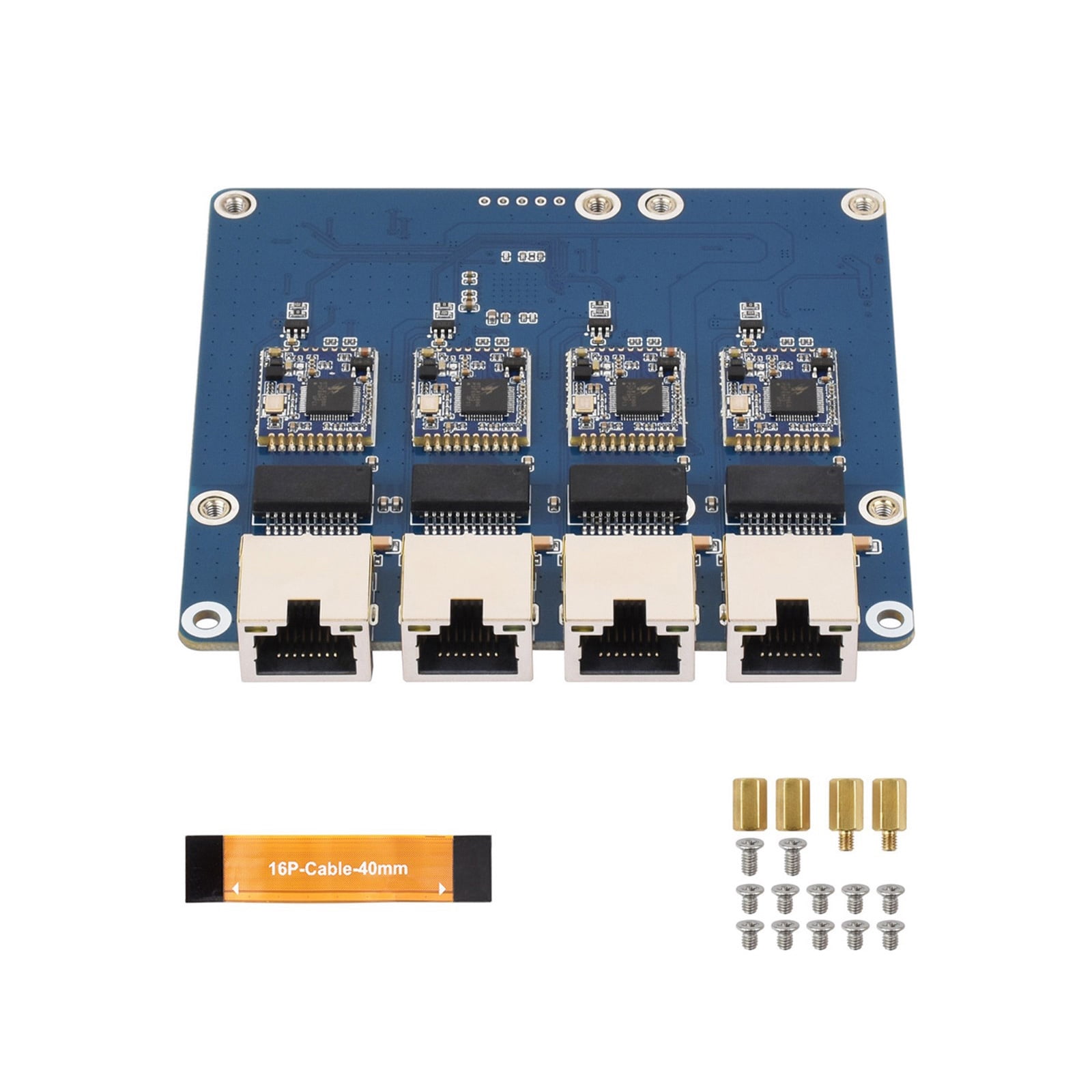 Reliabled PCIe Base 4 Port Ethernet Card for Data Centers Plugs Play ...