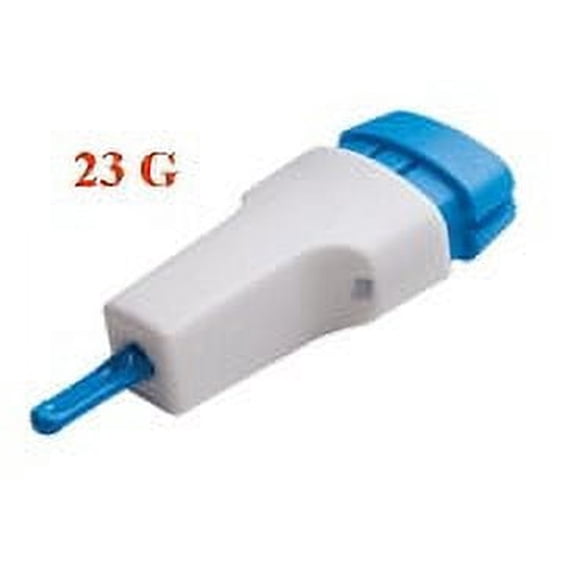 Reliamed Prep Wipes & Lancets Safety Lancet: 100 Count, Blue, 23 Gauge