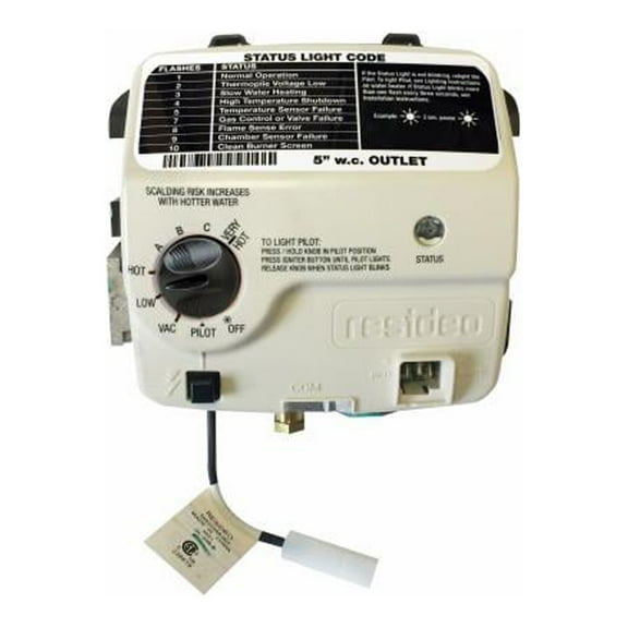 Reliance 100346570 300 Series Resideo Electronic Gas Control Valve, Ultra Low NOx - Quantity 1