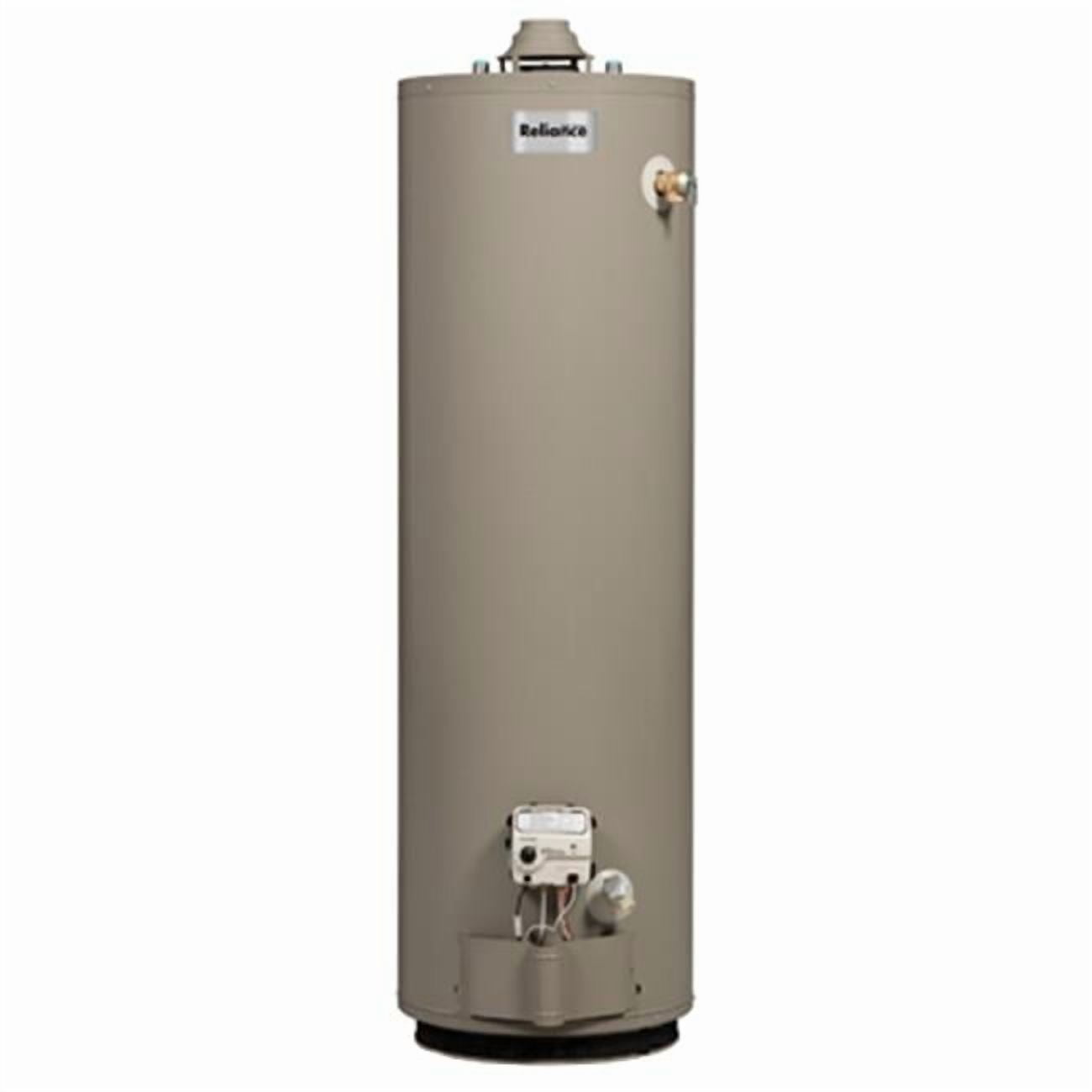 RELIANCE WATER HEATER CO Tall Water Heater, Gas, 40,000 BTU, 50-Gals. 6-50-NBRT 400