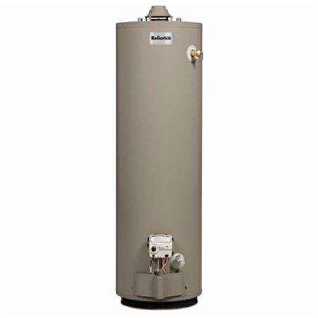RELIANCE WATER HEATER CO Tall Water Heater, Gas, 40,000 BTU, 50-Gals. 6-50-NBRT 400