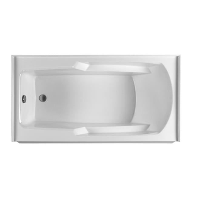 Reliance Baths R6030ISS-W-RH Integral Skirted 60 x 30 in. Soaking Bathtub With End Drain- White Finish