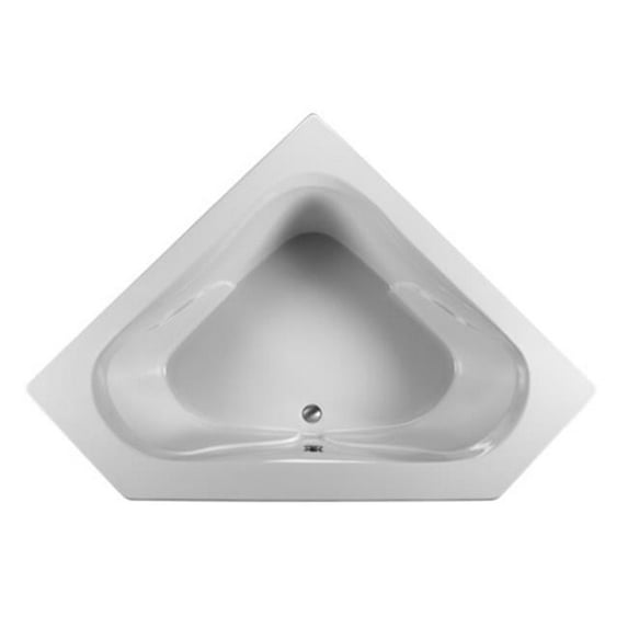 Reliance Baths R6060OCW-W Open Corner 59 x 59 in. Whirlpool Bathtub White Finish