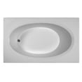 thumbnail image 1 of Reliance Baths R7142EROW-B Rectangular 71 x 42 in. Whirlpool Bathtub With End Drain- Biscuit Finish, 1 of 1