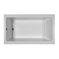 thumbnail image 1 of Reliance Baths R7242CRA-W Rectangular End Drain Air Bath, White - 72 x 42 x 19.75 in., 1 of 1