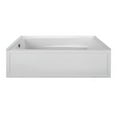 thumbnail image 1 of Reliance Baths R7242ISA-B-LH Integral Skirted End Drain Air Bath, Biscuit - 72 x 42 x 21 in., 1 of 1