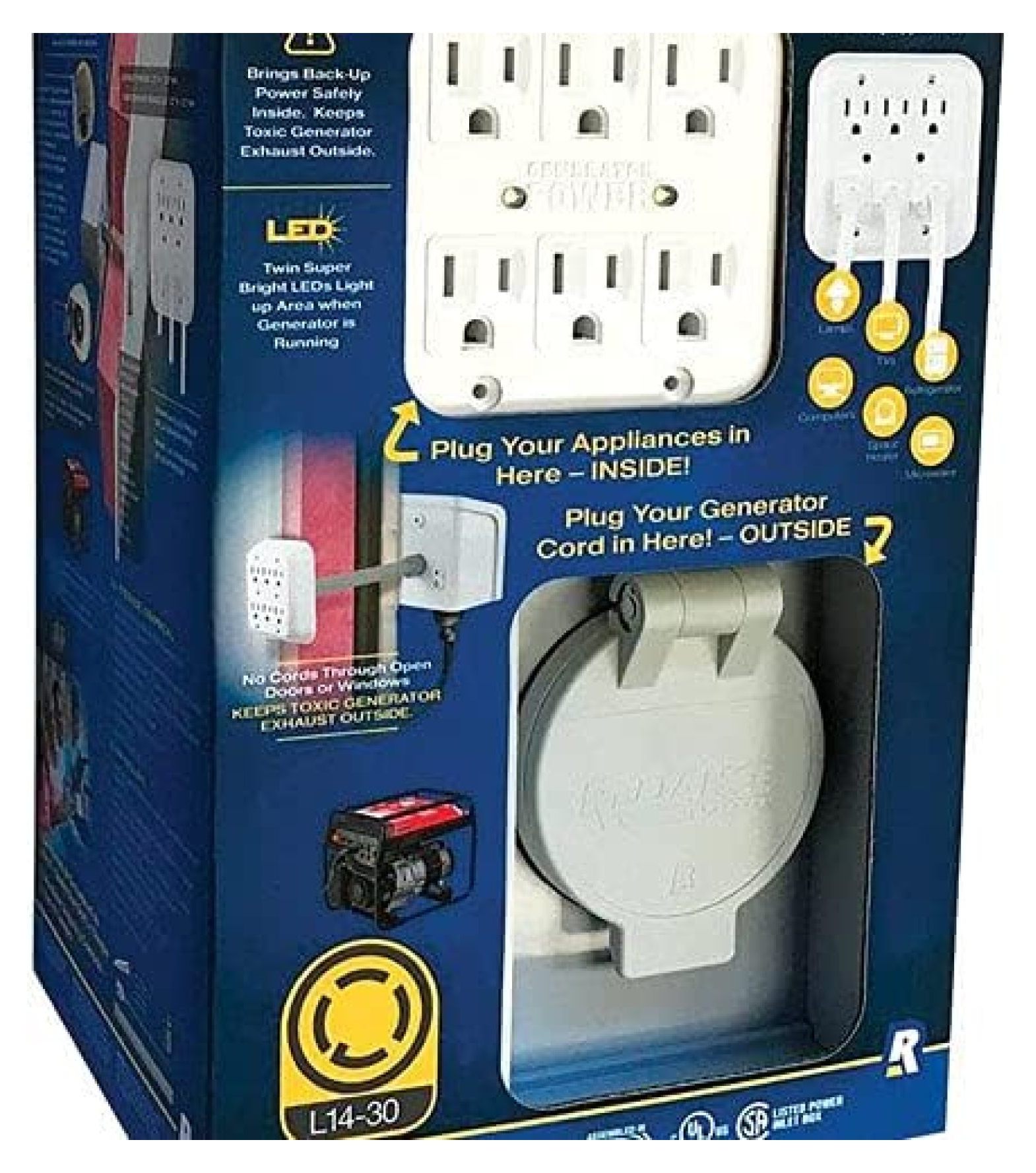 Reliance Control Corporation WKPBN30 Portable Generator ThroughThe