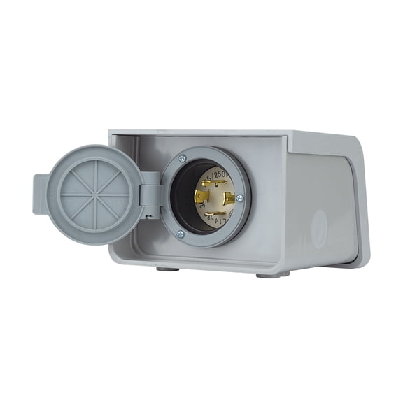 Reliance Controls PBN30 Power Inlet, 30A, NEMA L14-30P, Recessed Inlet, NEMA 3R
