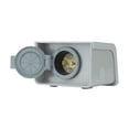 thumbnail image 1 of Reliance Controls PBN30 Power Inlet, 30A, NEMA L14-30P, Recessed Inlet, NEMA 3R, 1 of 2