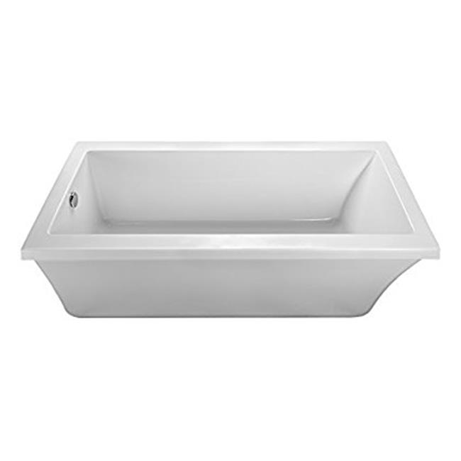 Reliance End Drain Freestanding Soaking Tub Biscuit