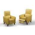 thumbnail image 1 of Reliance Impex 81-Mustard Palermo Siena Recliner Club Chair - Mustard, 1 of 5
