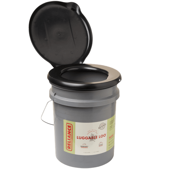 Bucket Potty Portable Toilets for Camping RV and Outdoor Use with 5 Gallon Capacity