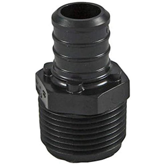 Reliance Worldwide Cash ACME UP120A5 0.5 x 0.5 in. PEX Plastic Adapter - Pack of 5