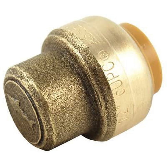 RWC Reliance Worldwide U514LFA Pipe Endstop, 1/2-In., Lead-Free - Quantity 24  Standard Mounting Hardware, Drop-In Replacement