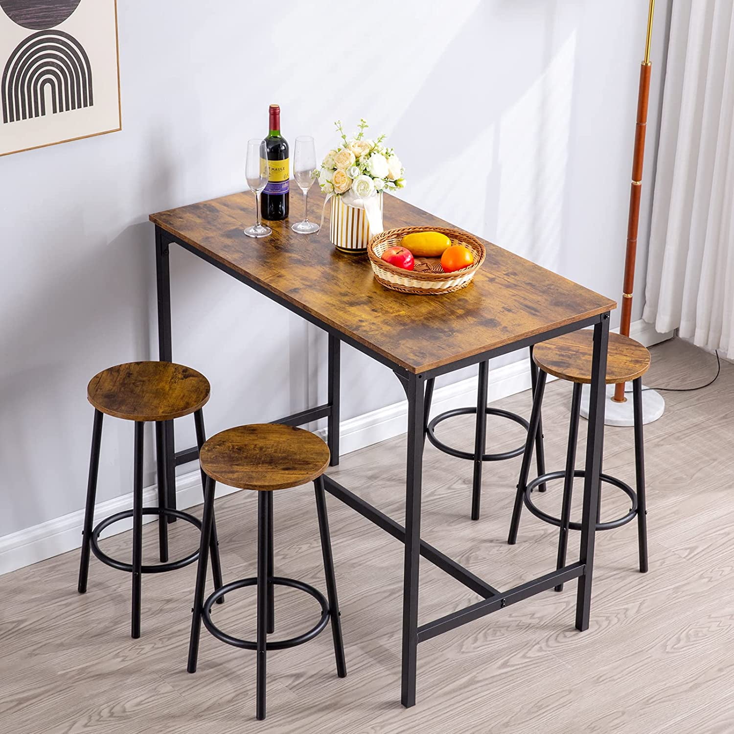 Bar height cheap table walmart