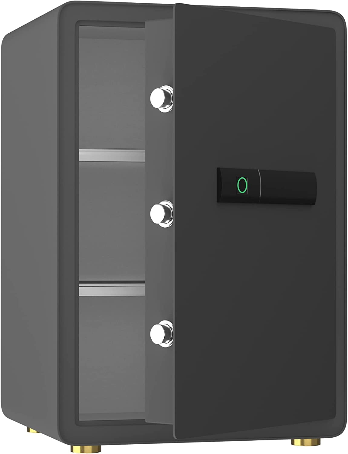 Reliancer Biometric Safe Box 2.7 Cubic Feet AutoOpen Fingerprint