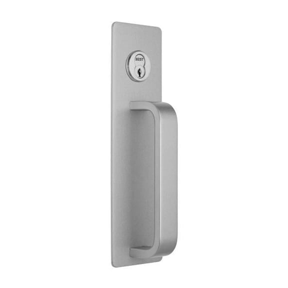 Reliant Key Retracting Latchbolt A Pull Exit Trim, Aluminum