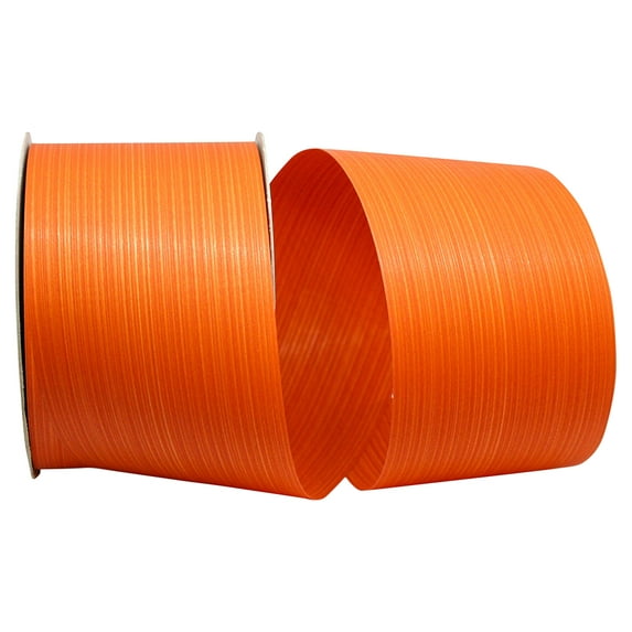 Reliant Ribbon - 16003-058-40W, Nature Inspired Rd Ribbon, Orange, 2-3/4 Inch, 55 Yards