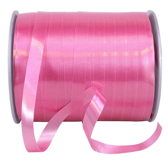 Reliant Ribbon - 16015-061-15Z, Curling Ribbon Rd Ribbon, Pink, 3/8 Inch, 219 Yards