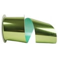 thumbnail image 1 of Reliant Ribbon - 16040-204-40C, Metallic Polypro Rd Ribbon, Lime, 2-1/2 Inch, 50 Yards, 1 of 1