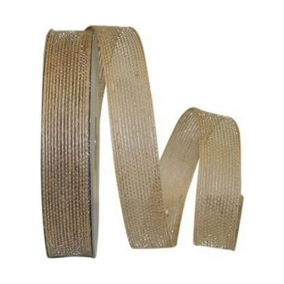 Reliant Ribbon - 25007-750-05J, Natural Way Ribbon, Natural, 1 Inch, 25 Yards