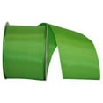 thumbnail image 1 of Reliant Ribbon - 25632W-042-40J, Rhapsody Taffeta 2 Wired Edge Ribbon, Apple Green, 2-1/2 Inch, 25 Yards, 1 of 1