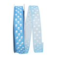 thumbnail image 1 of Reliant Ribbon - 25638-913-03J, Chiffon Swiss Dots Ribbon, Turquoise, 5/8 Inch, 25 Yards, 1 of 1