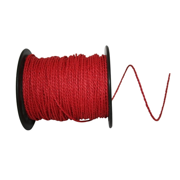 Reliant Ribbon - 25690-065-18C, Twisted Paper Cord Home Decor Trimmings, Red, 3/32 Inch, 100 Yards