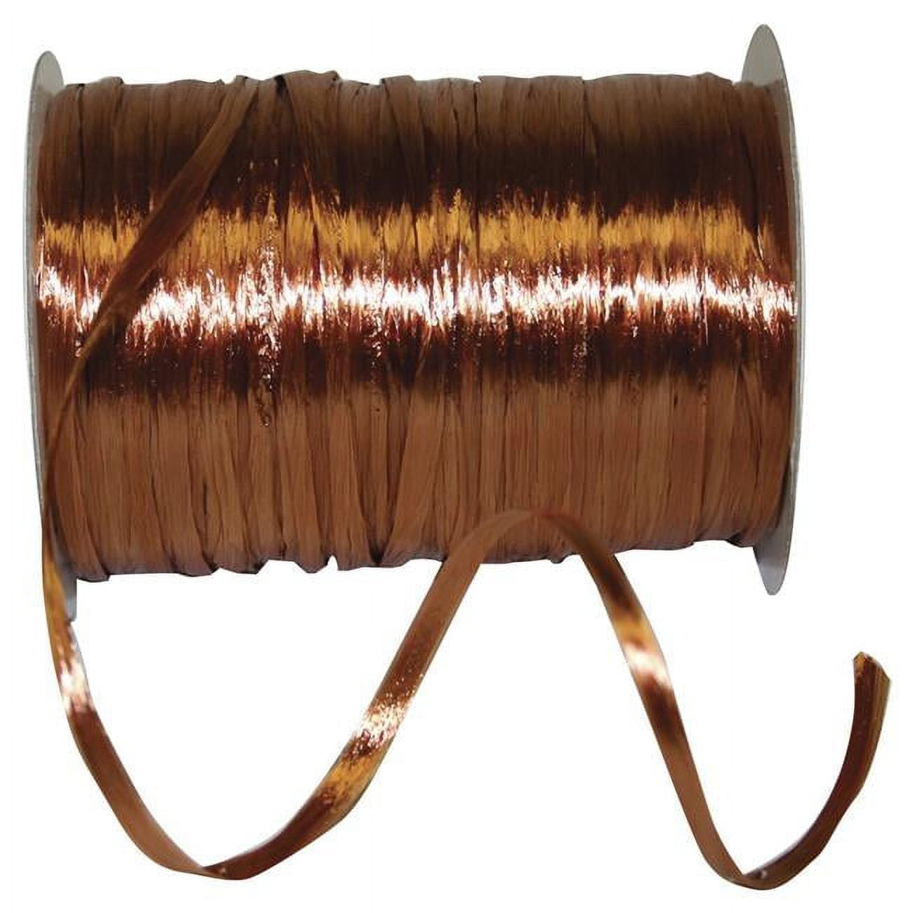 Reliant Ribbon - 25769-085-01C, Raffia Prime - Pearl Ribbon, Copper, 1/ ...