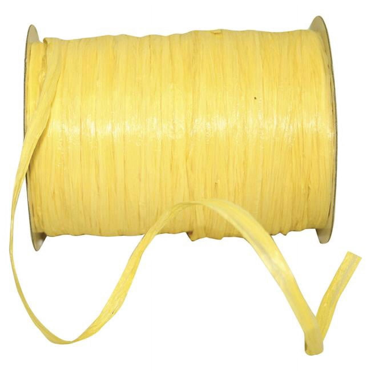 Relena Ribbons Reliant Ribbon - 25770-012-01C, Raffia Prime - Matte Ribbon, Banana, 1/ ...