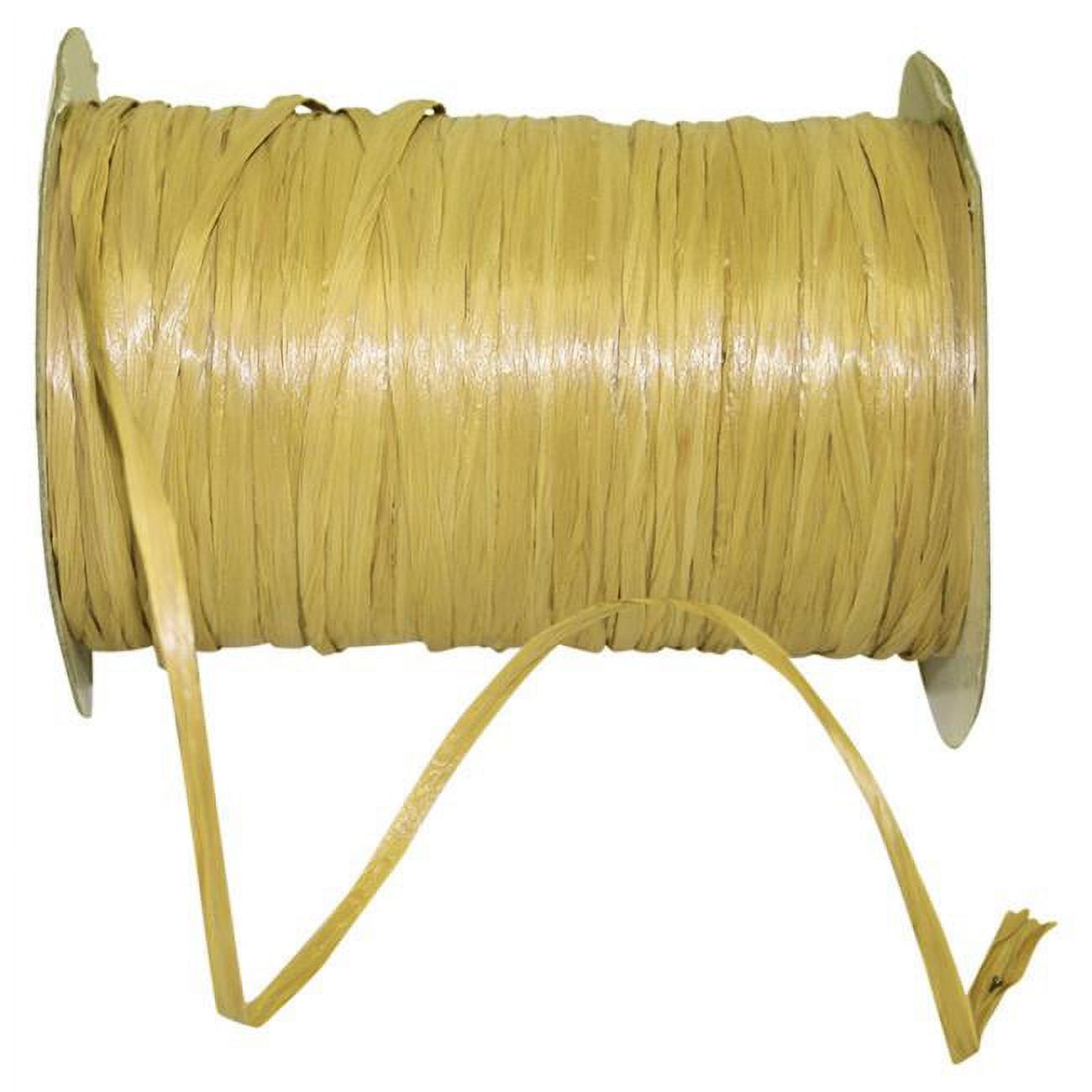 C Rafia Reliant Ribbon - 25770-035-01C, Raffia Prime - Matte Ribbon, Gold, 1/4 ...