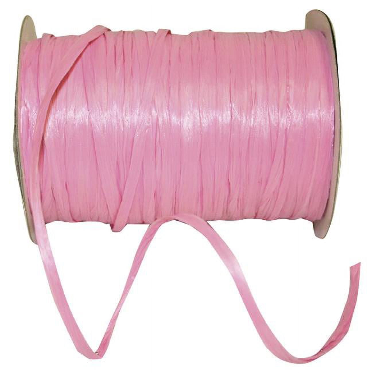 Relena Ribbons Reliant Ribbon - 25770-963-01C, Raffia Prime - Matte Ribbon, Azalea, 1/ ...