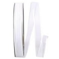 thumbnail image 1 of Reliant Ribbon 25771W-030-03K 0.625 in. Charlize Sheer Satin Wired Edge Ribbon, White - 50 Yards, 1 of 1