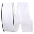 thumbnail image 1 of Reliant Ribbon 25771W-030-09K 1.5 in. Charlize Sheer Satin Wired Edge Ribbon, White - 50 Yards, 1 of 1