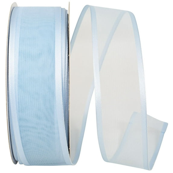 Reliant Ribbon - 25771W-052-09K, Ribbon, Light Blue, 1-1/2 Inch, 50 Yards