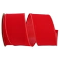 thumbnail image 1 of Reliant Ribbon 3900M-252-40F 2.5 in. 10 Yards Velvet Duro Domestic Wired Edge Ribbon, Hot Red, 1 of 1