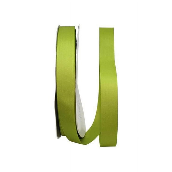 Reliant Ribbon - 4144-535-05C, Soliterra Taffeta Ribbon, Green Grass, 7/8 Inch, 100 Yards