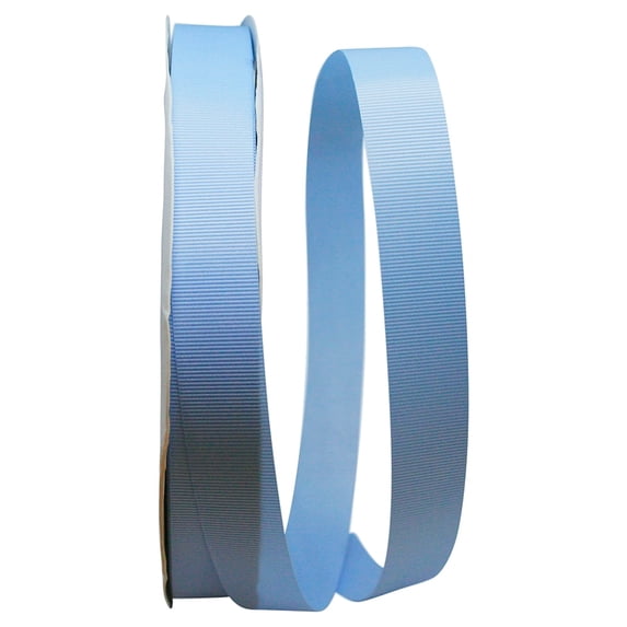 Reliant Ribbon - 4600-052-05C, Grosgrain Charm Ribbon, Light Blue, 7/8 Inch, 100 Yards