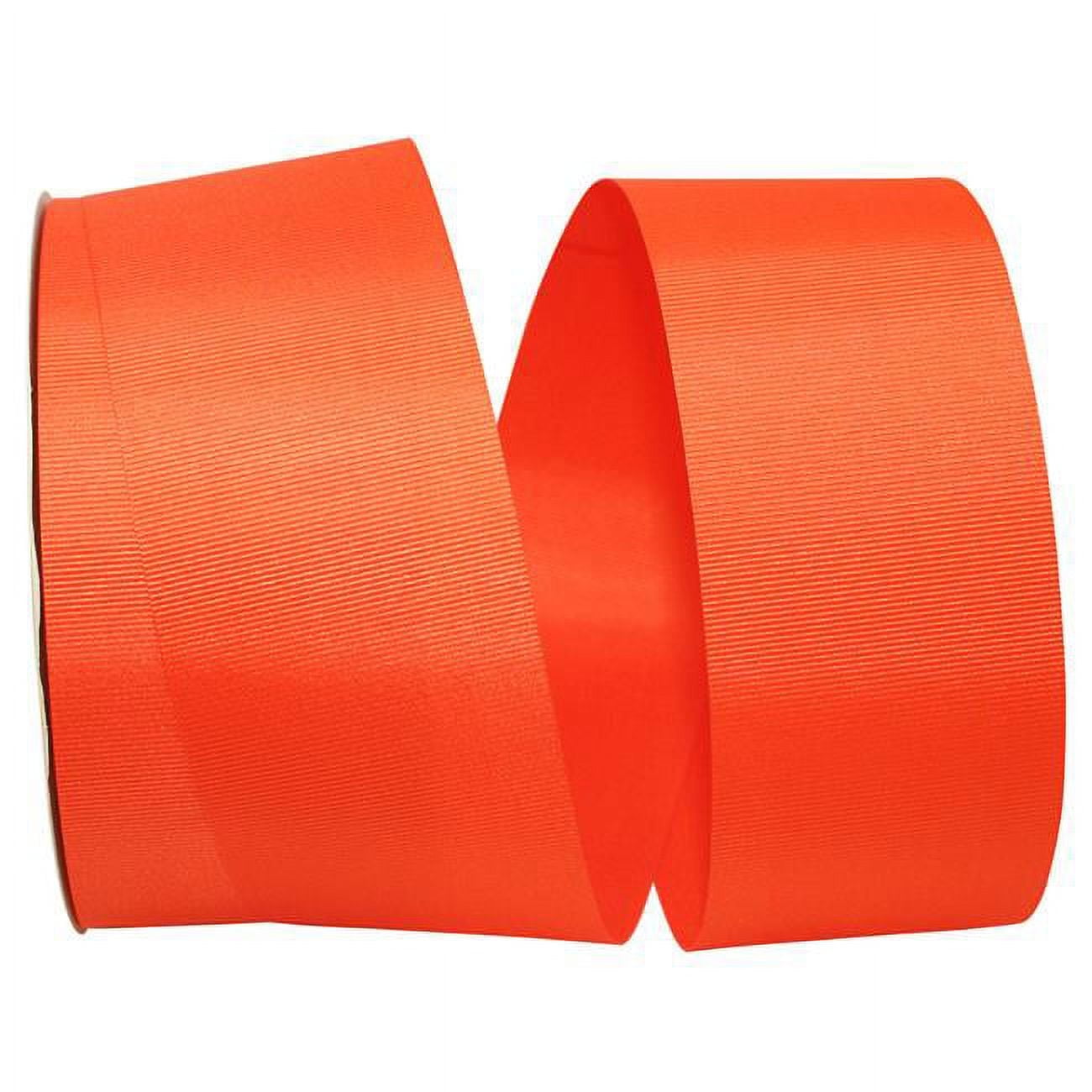 Reliant Ribbon - 4600-058-16K, Grosgrain Charm Ribbon, Orange, 2-1/4 ...