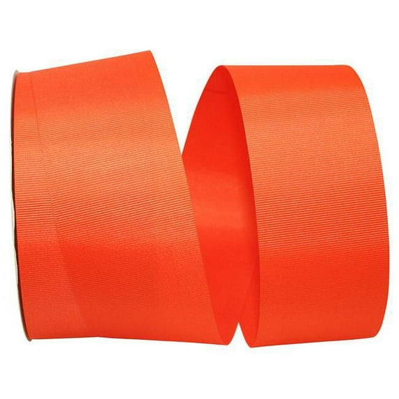 Reliant Ribbon - 4600-058-16K, Grosgrain Charm Ribbon, Orange, 2-1/4 Inch, 50 Yards