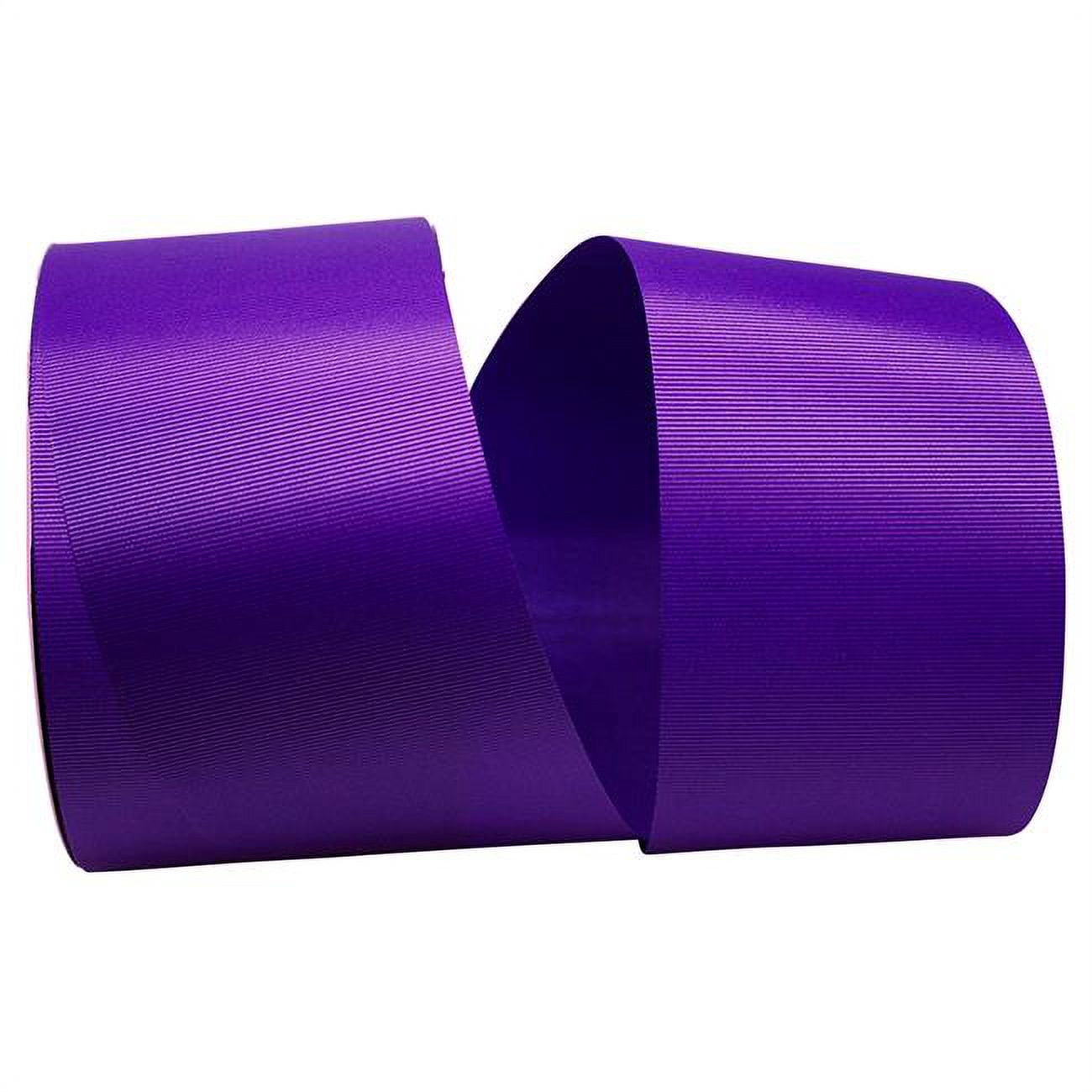 Reliant Ribbon - 4600-064-40K, Grosgrain Charm Ribbon, Purple, 3 Inch ...
