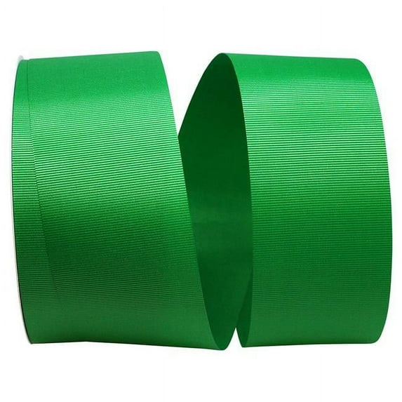 Reliant Ribbon - 4600-510-16K, Grosgrain Charm Ribbon, Emerald, 2-1/4 Inch, 50 Yards