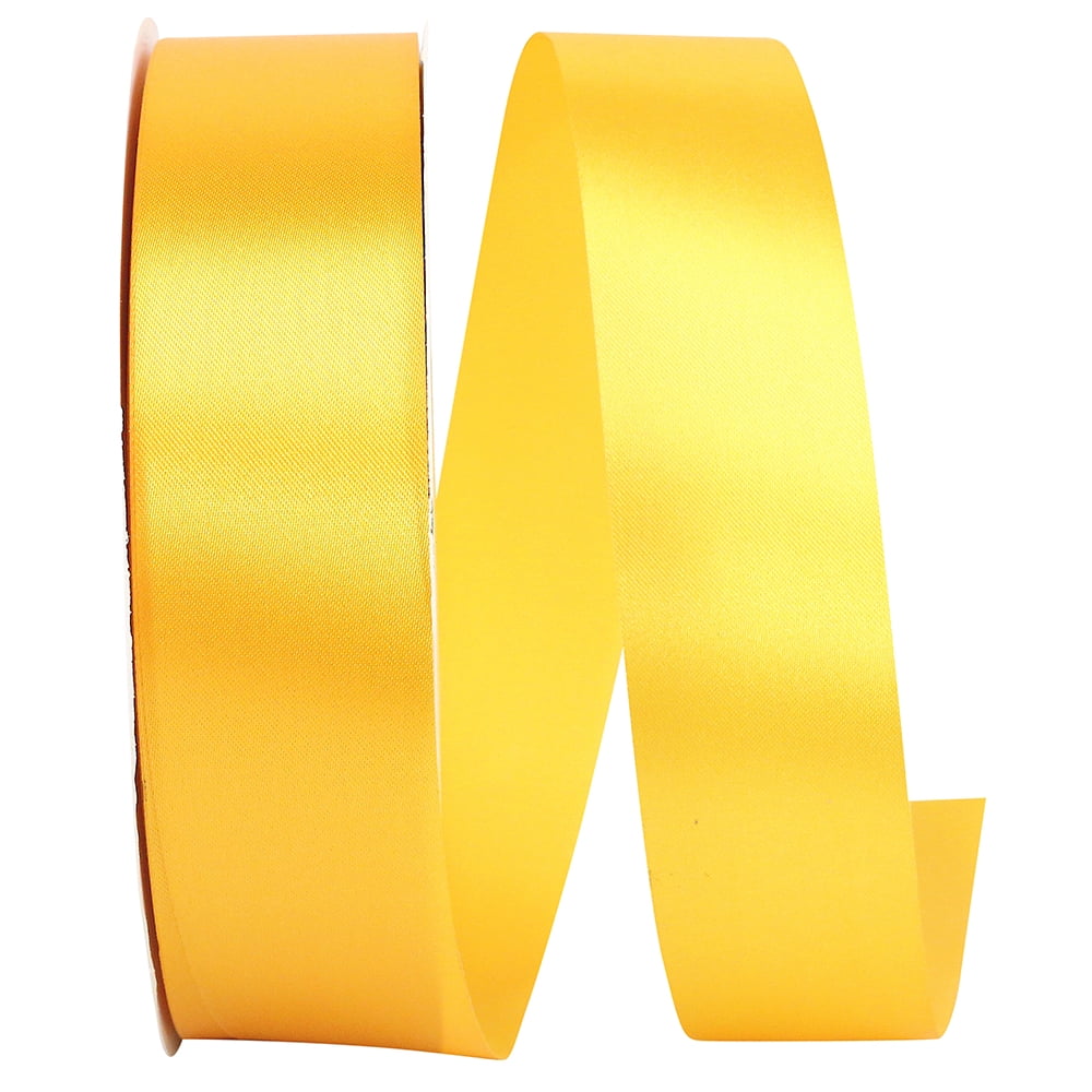 Reliant Gold Reliant Ribbon - 4700-035-09C, Single Face Satin Charm Sfs Ribbon, Gold ...